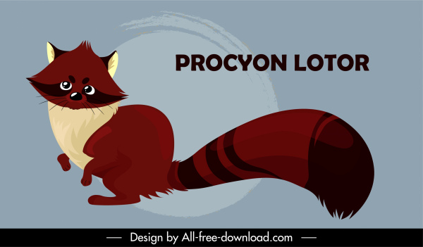raccoon animal ícone bonito desenho animado esboço personagem