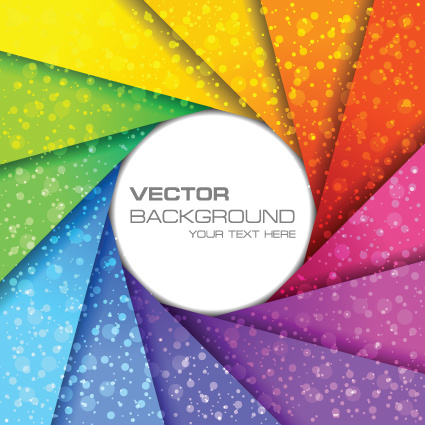 Rainbow Swirls Vector Backgrounds Vector