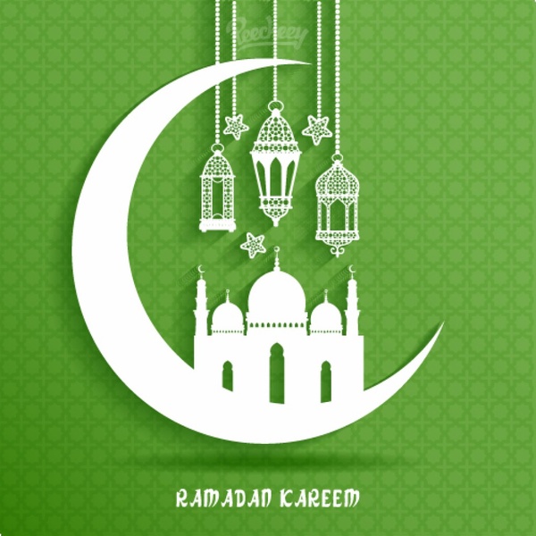 Рамадан Карим поздравительных открыток