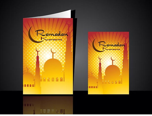 Ramadhan kareem poster template