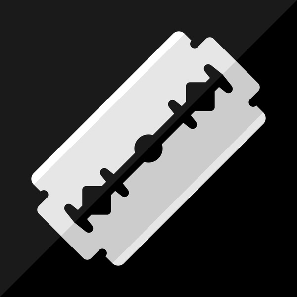ícone de lâmina plana vector