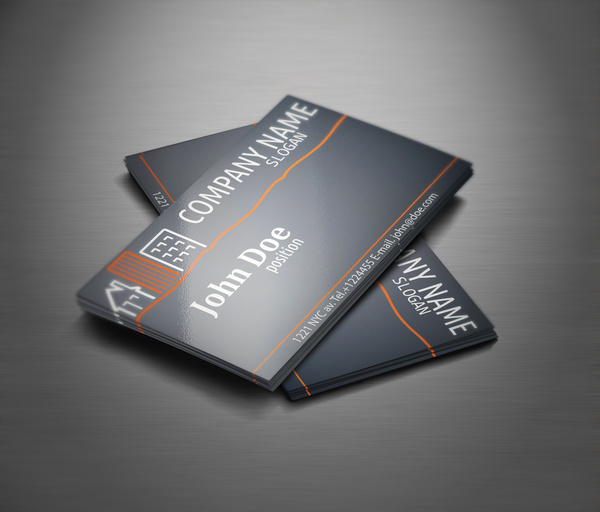 Real estate business card template gratuito