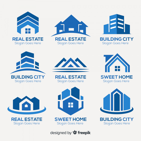 logos immobiliers