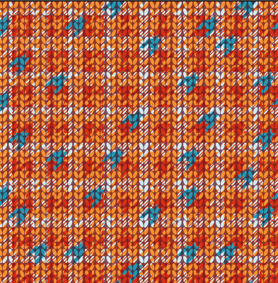現実的な編み物テクスチャ パターン ベクトル