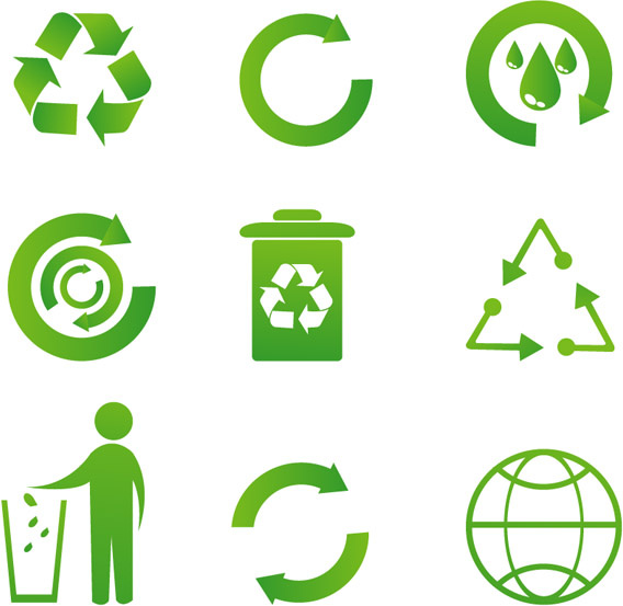 ícone de reciclagem