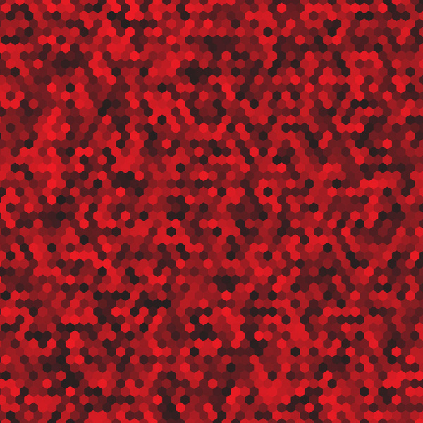 merah hexagon abstrak latar belakang