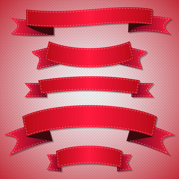 conjunto de cinta roja