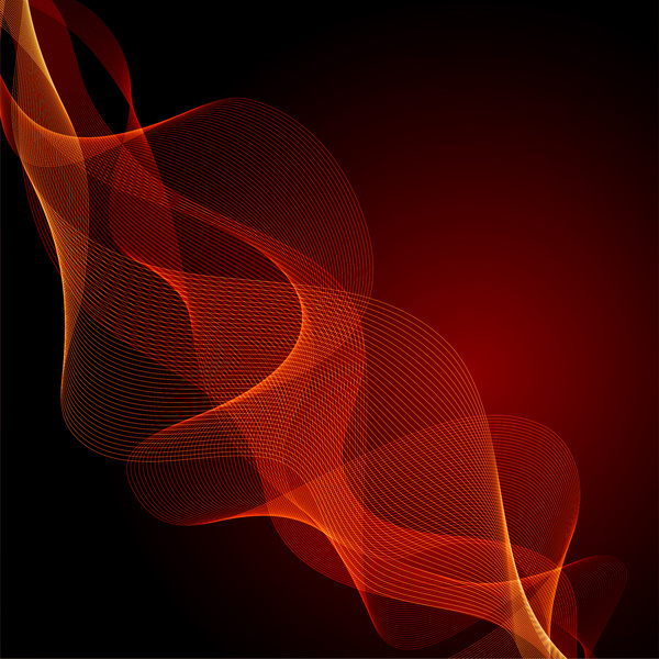 rote Welle abstrakten Hintergrund