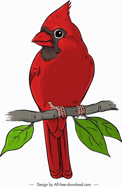 desenho de colorido clássico ícone vermelho Gaivina