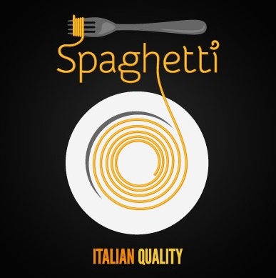 レストランのメニュー カバーのロゴをデザインの要素のベクトル
