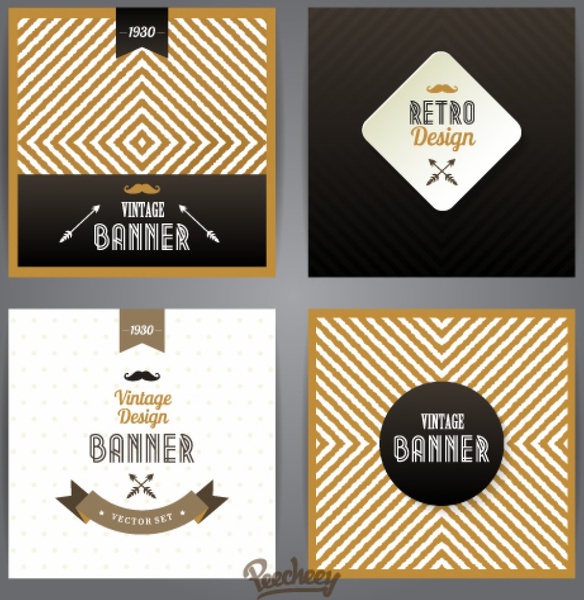 Retro Style Banners