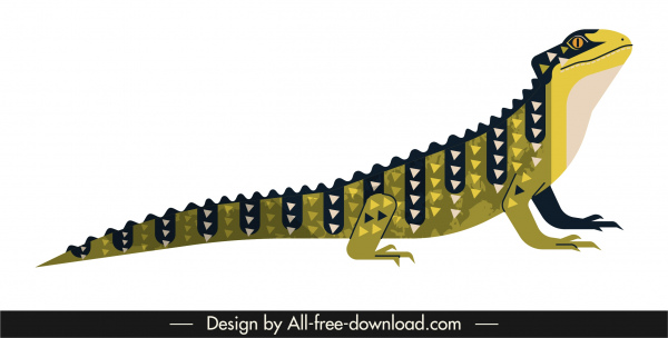 gatunków Salamandra ikona kolorowy klasyczny wystrój