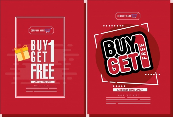 penjualan poster template desain merah modal teks dekorasi
