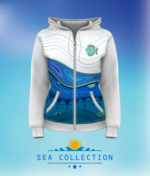 mantel gaya dirancang laut koleksi