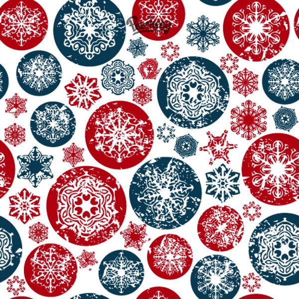 nahtlose Schneeflocken Hintergrund für das Weihnachts-event