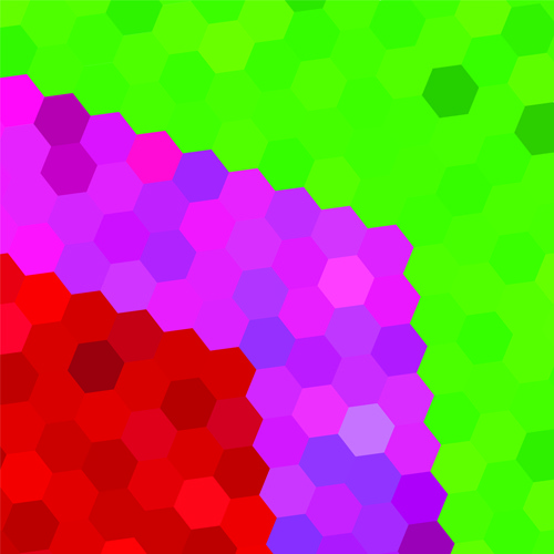conjunto de antecedentes geométricos coloridos