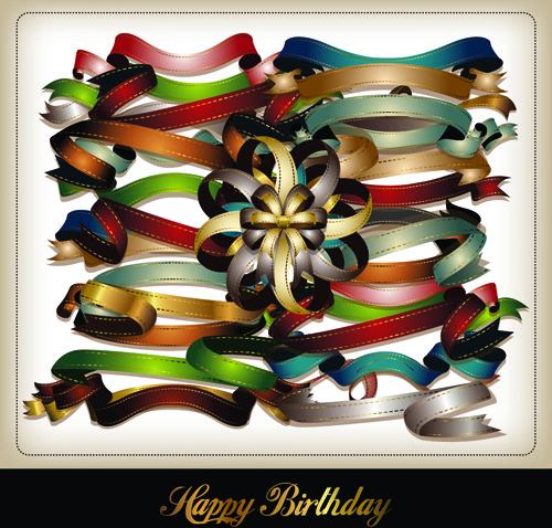 Set Of Different Ribbon Design Vector Set Of Different Ribbon Design Vector
