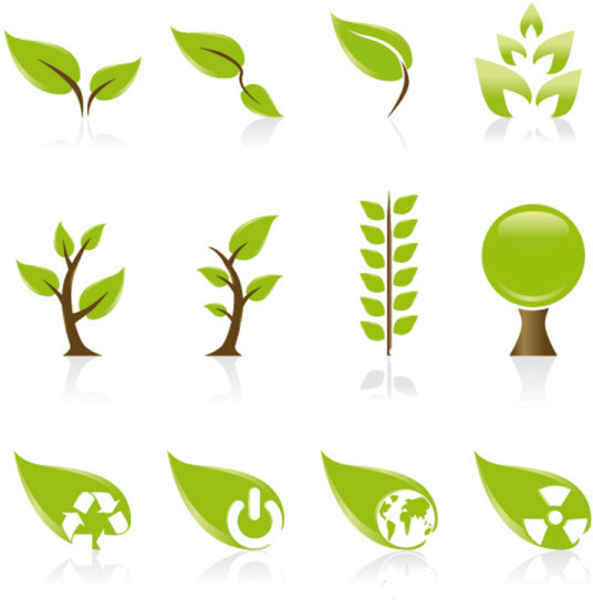Set Of Exquisite Leaves Vector Graphics Part 2