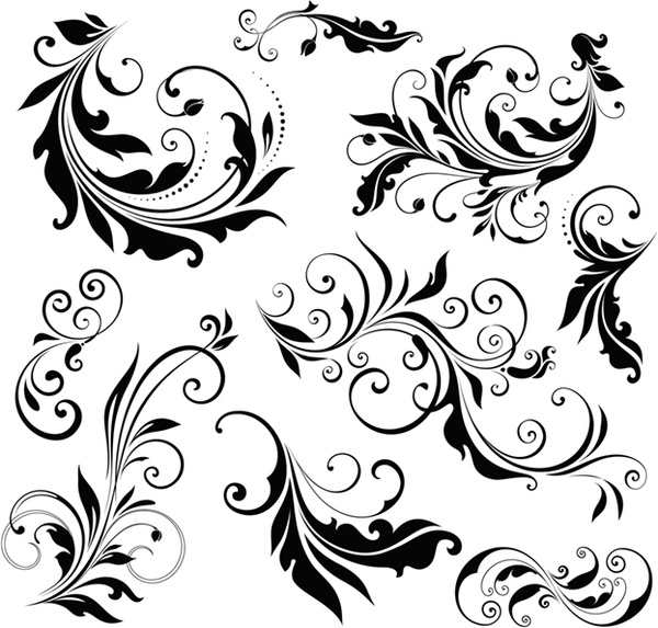 Set Of Floral Vector