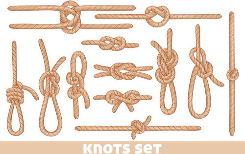 Set Of Knots Borders Elements Vector 2