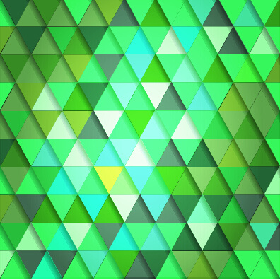 glänzend farbigen Dreieck Muster Vektor