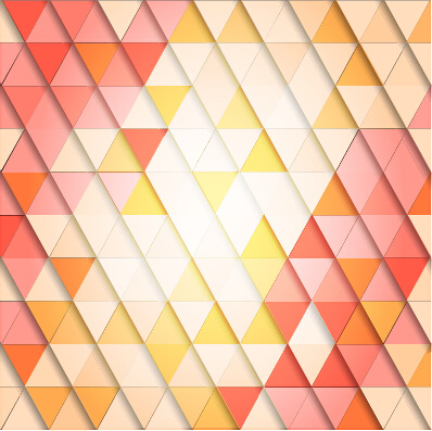 glänzend farbigen Dreieck Muster Vektor