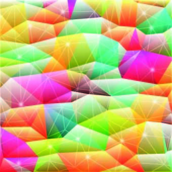 vector de fondo de formas de colores brillantes