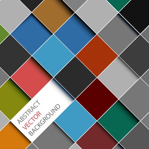 閃亮的立方體背景向量