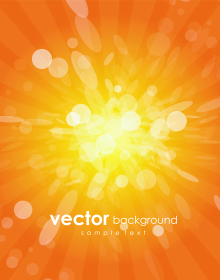 latar belakang vektor abstrak jeruk mengkilap