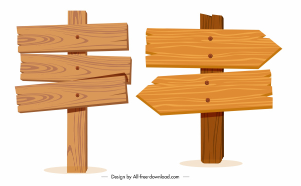 modelos de placa de sinalização esboço de madeira retrô
