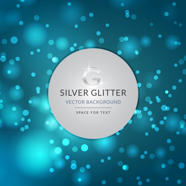 Silver glitter latar belakang bokeh lampu dekorasi