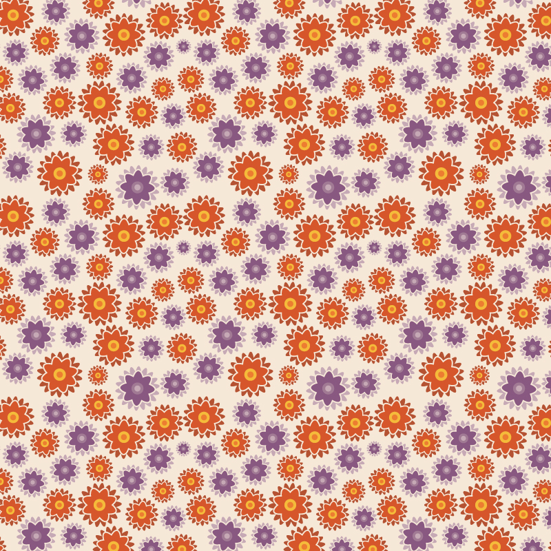 간단한 꽃 패턴