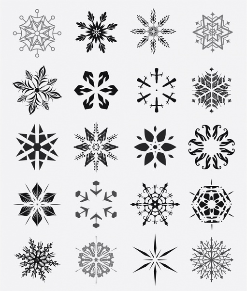 Snowflake Winter Set Snowflake Winter Set