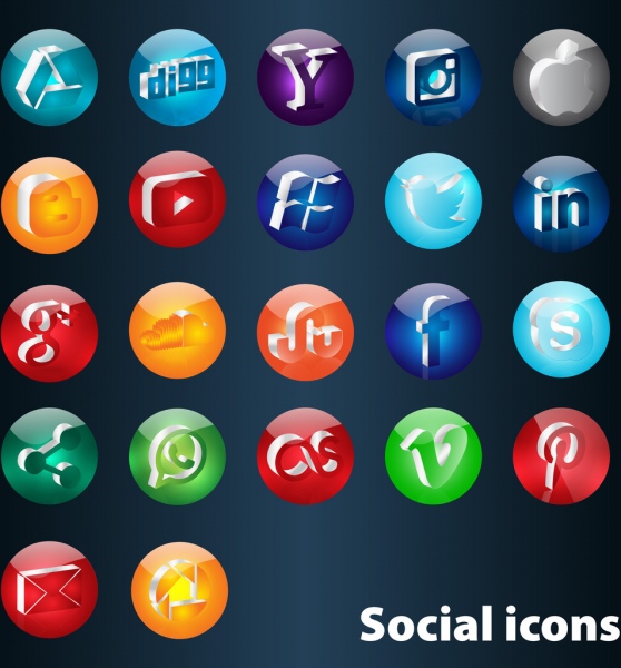 ícones sociais