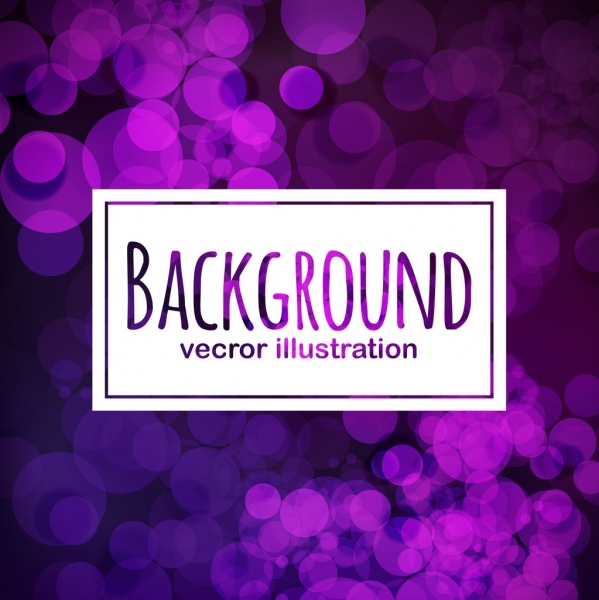funkelnden violetten Bokeh Hintergrund unscharf ornamentalen Kreise