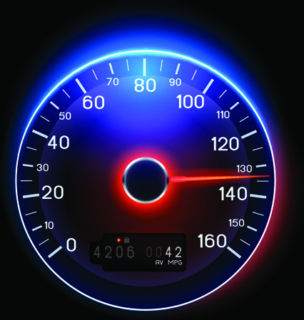vektor speedometer set 4