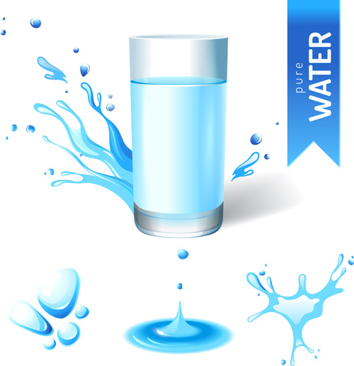 splashes juice yaratıcı tasarım vektörü