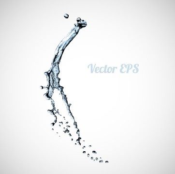 ánh chớp của nước sáng tạo nền vector