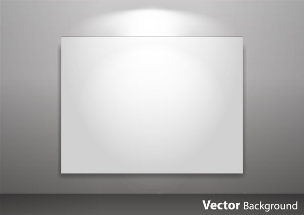 Spotlight Display Wall background vector