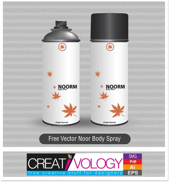 botella de spray iconos 3d brillante ornamento diseño realista