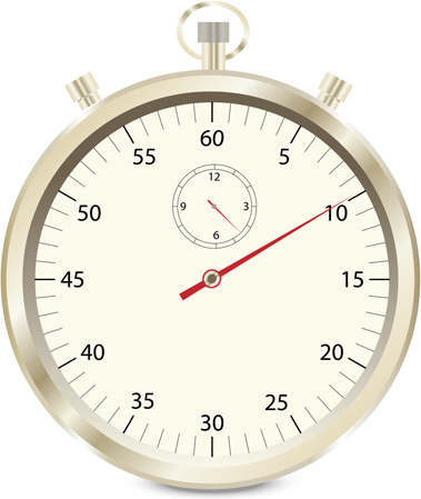 gaya vintage Stopwatch vector set