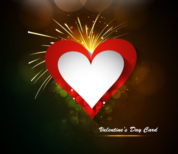 stilvolle Valentine Tag Karte Element Vektor