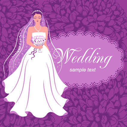 Stylish Wedding Card Design Elements