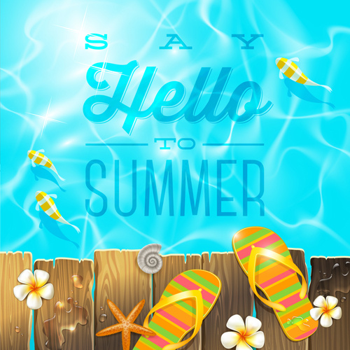 Summer Holidays Seaside Travel Background