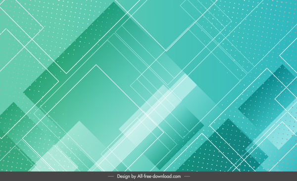teknologi latar belakang abstrak tata letak geometris hijau cerah modern