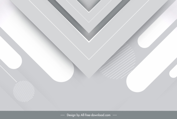 Technologie Hintergrund hell grau moderne symmetrische geometrische Dekor