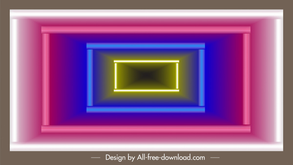 geometrycznej głębia kolorowy technologia tło wystrój światło