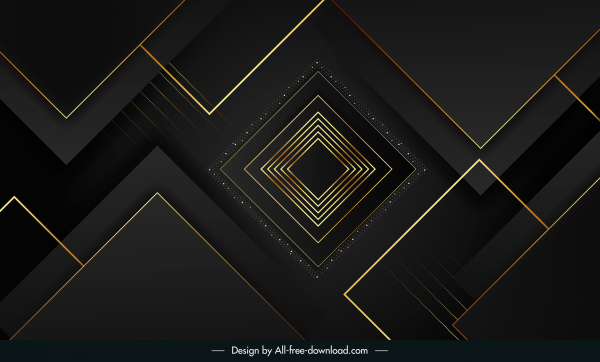 Technology Background Template Modern Dark Squared Geometry