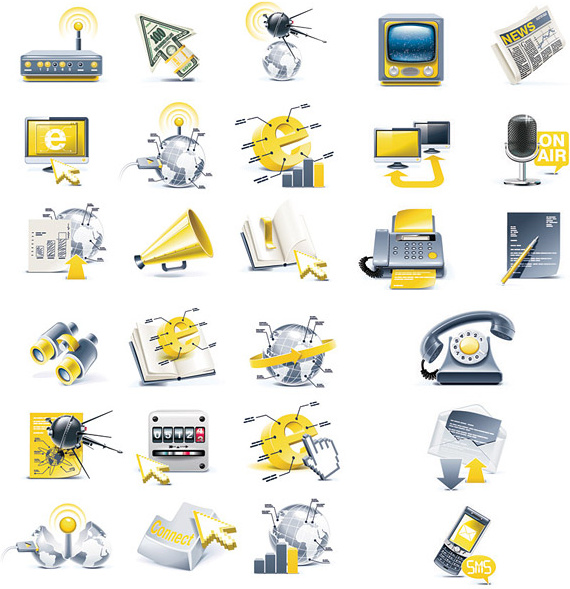 Technology 3d Icon Vector