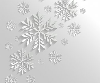 2014 メリー クリスマス雪の結晶の背景グラフィック